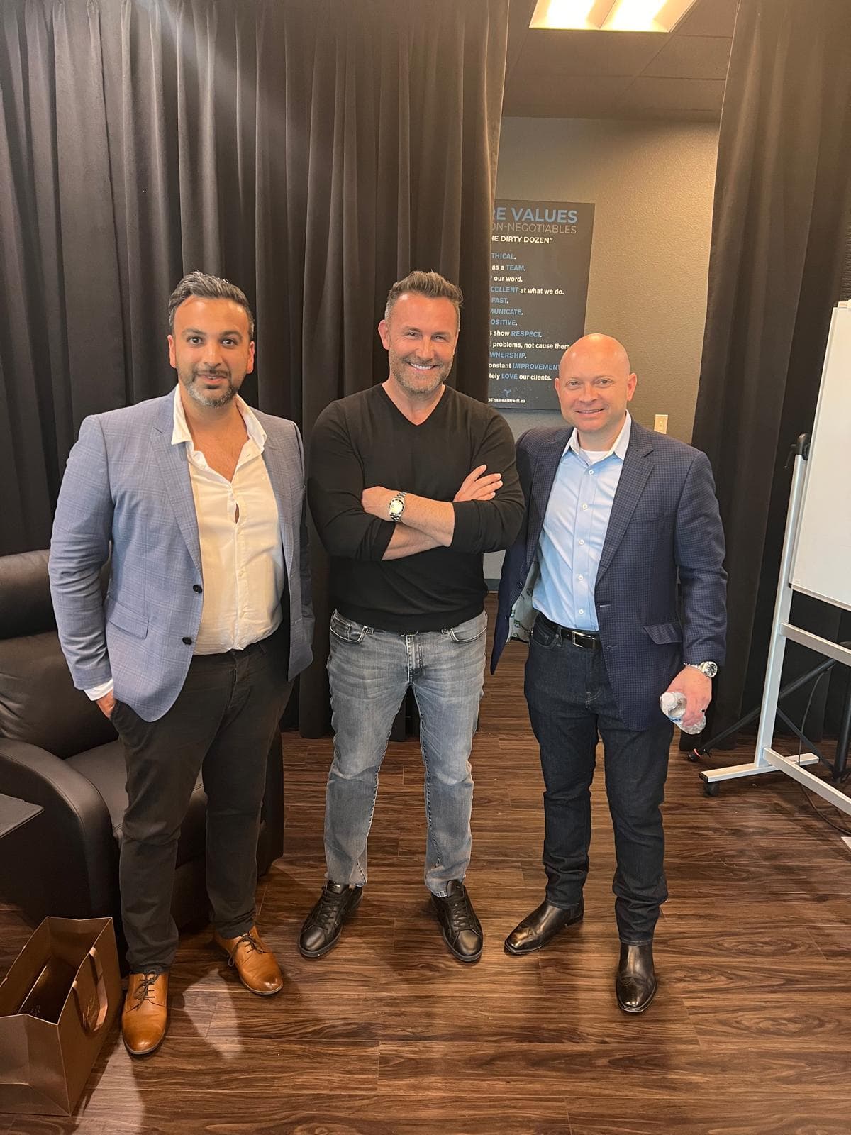 With Brad Lea and Coach Burt in Las Vegas, USA